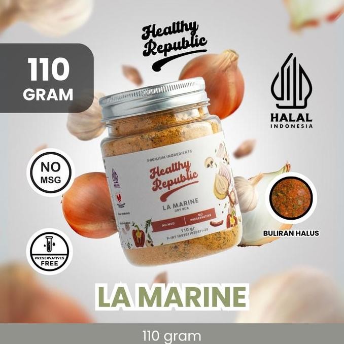 

Healthy Republic Bumbu Marinasi Dry Rub 110Gram Serba Guna Rempah [ La Marine ] Terlaris