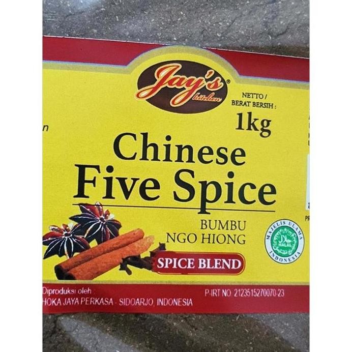 

Jays Chinese Five Spice Bumbu Ngo Hiong 1 Kg Spice Blend Ngohiong Terlaris