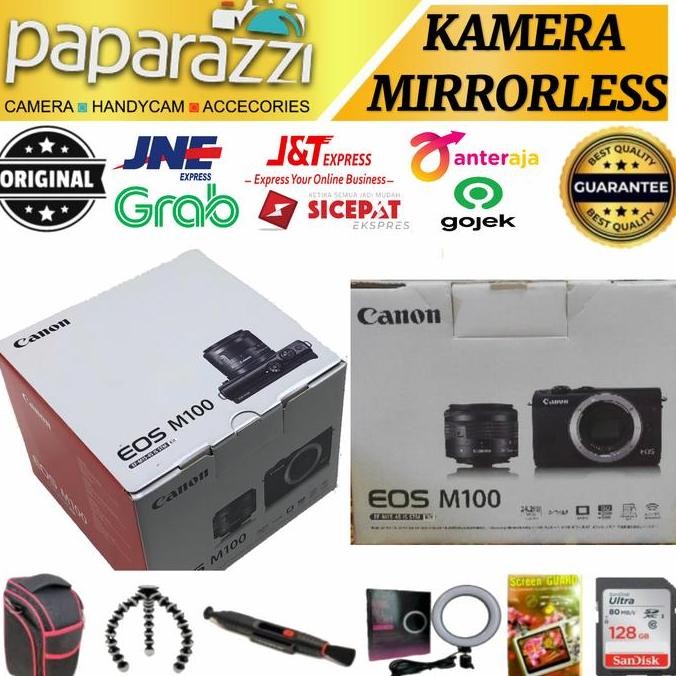 Promo CANON EOS M100 KIT EF-M 15-45MM IS STM / CANON M100 KIT 15-45MM / CAMERA Mirrorless COD
