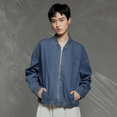 This Is April Jaket Jeans Wanita Lengan Panjang Hijab Friendly Keth Jacket Denim 60007300