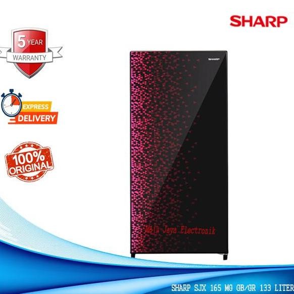 Promo Kulkas 1 Pintu Sharp sj-x165 Pintu Kaca COD