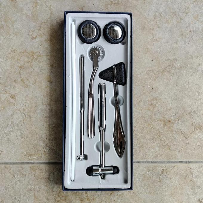 Set Isi 5 Reflex Hammer Palu Refleks Neurologi Taylor Buck Babinski