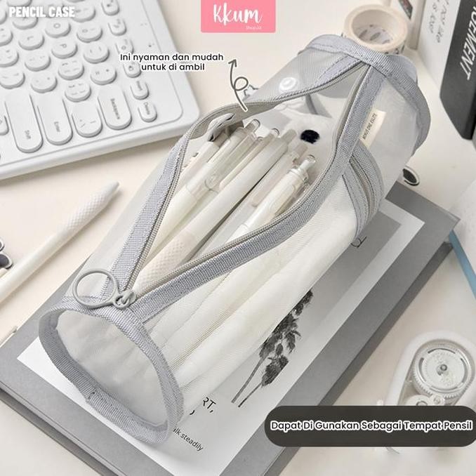 

TERSEDIA TEMPAT ALAT TULIS TRANSPARAN TEMPAT PERLENGKAPAN SEKOLAH AESTHETIC