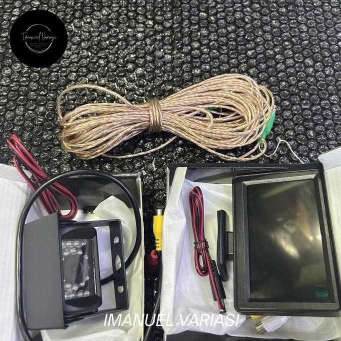 TERSEDIA PAKET MONITOR + KAMERA MUNDUR INFRARED BUS & TRUK 12V / 24V