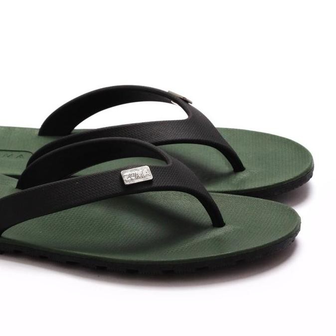 Zuma Boys Onyx 2/Sandal Jepit Anak Laki - Hijau Army Hitam