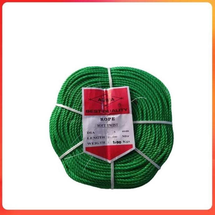 Tali Tambang Tali Tampar 3Mm Arida Tali Tambang Tampar Plastik Tali Jaring Ikan Tali Jemuran Tambang