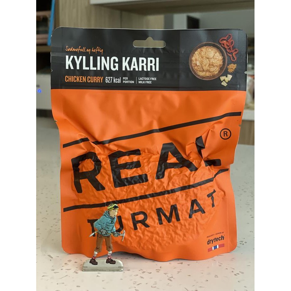 

Rps Makanan Instant Siap Saji Premium Real Turmat Chicken Curry Kylling Karri 627 Cal. Backpacking Meal Ready To Eat