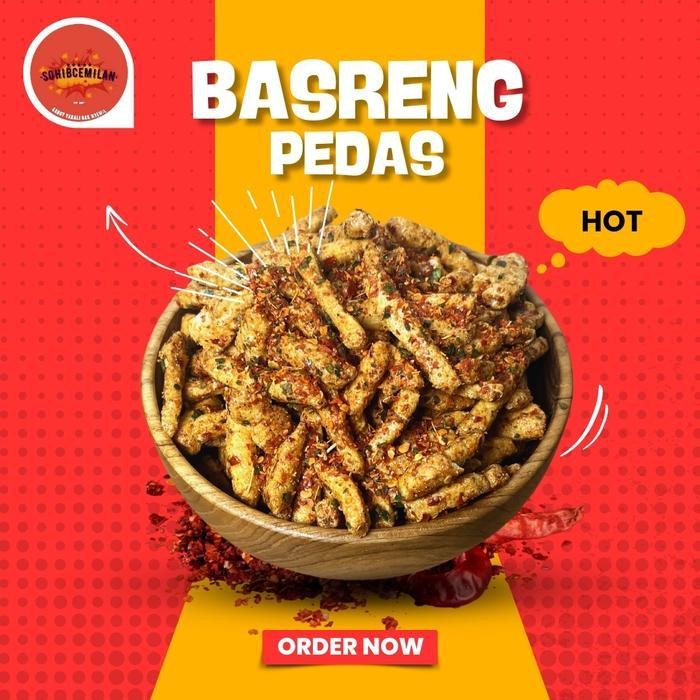 

FF 1/2kg - BASRENG PEDAS DAUN JERUK CEMILAN KERING