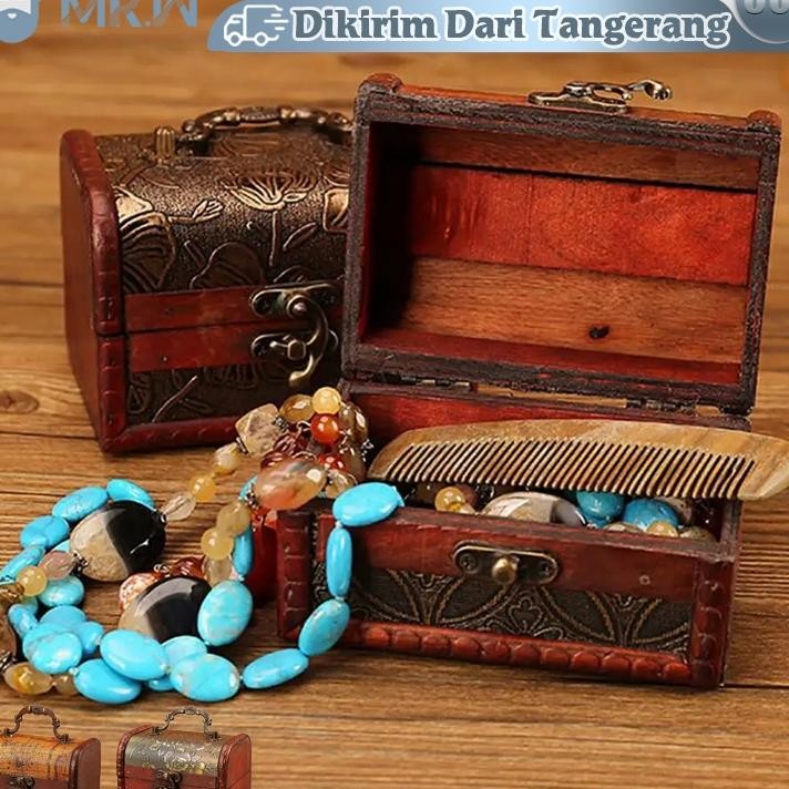 Kotak Kayu Perhiasan Box Perhiasan Kayu Tempat Perhiasan Kayu Kotak Perhiasan Estetik