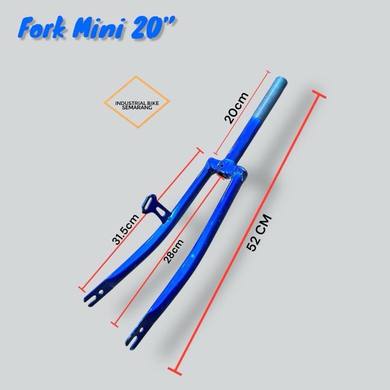 Kuke ( Fork 20 Mini ) Fork Sepeda Mini 20 Inch Garpu Depan Porok 20Inch City Bike Keranjang Dvc-78