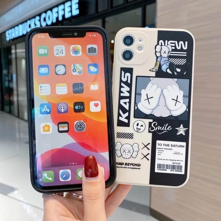 Berkualitas Case Silicon Kaws Samsung Galaxy A33 A53 A73 A22 A32 A52 A52S A72 4G 5G Case Square Edge