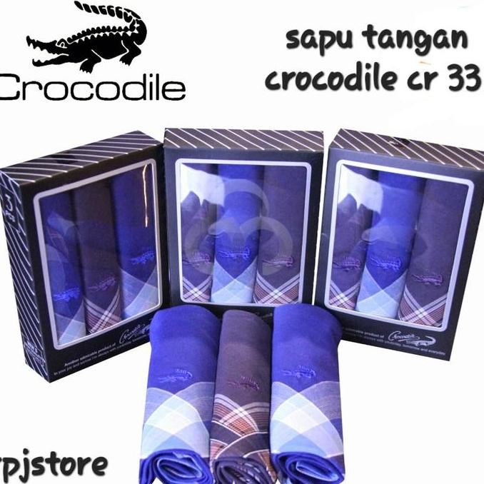 Sale Sapu Tangan Pria Crocodile Motif Batik