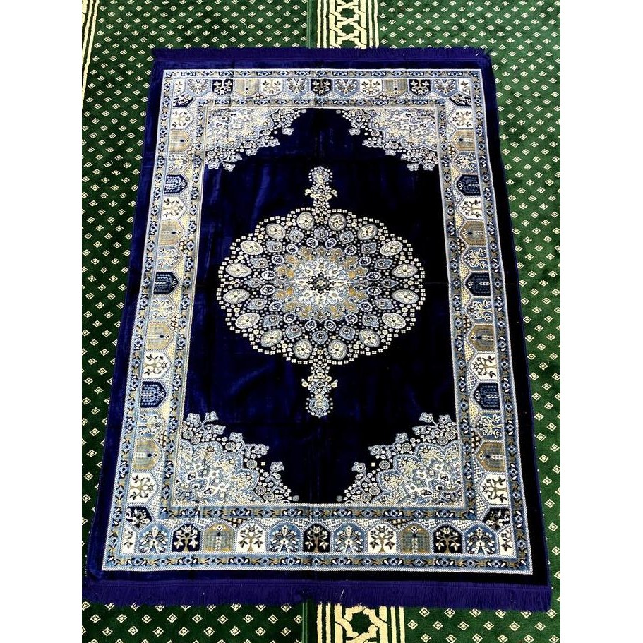 Karpet Turki 140x200 cm Hambal Kale Permadani Karpet lantai Bahan Tebal Lembut Ukuran jumbo