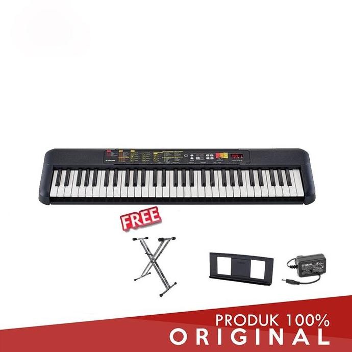 Terbaru Yamaha Keyboard Psr F52 + Gratis Adaptor + Stand Book & Stand Keyboard