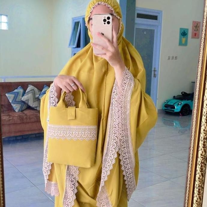 Mukena terbaru jumbo bahan katun 2023 Cantik