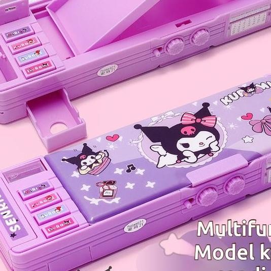 

CODKotak silTempat sil Multifungsi Hitam Untuk Siswa SD Kotak yimpanan Alat Tulis SederhanaKotak alat tulis Plastik u a cil ghapus RautanStationery