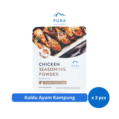 

PURA Kaldu Ayam Kampung 20gr x 3 pcs