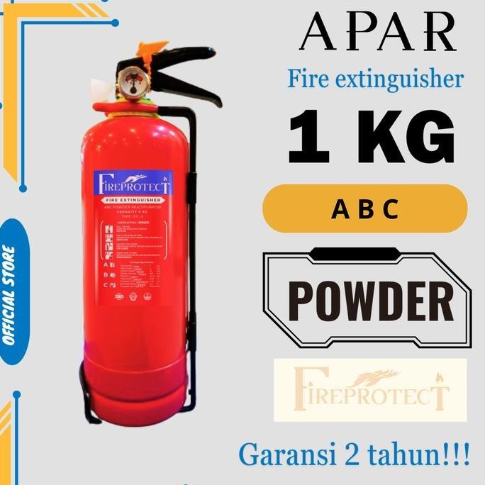 Apar Pemadam Dcp 1Kg / Apar Isi Powder 1Kg Merk Fire Protect Co