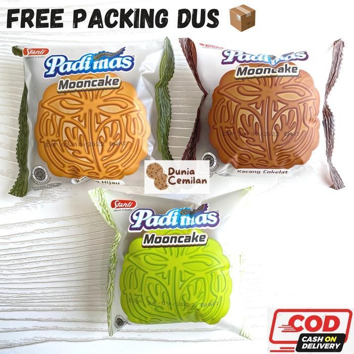

IX [TERMURAH!] Padimas Mooncake 60gr SATUAN - Kue Bulan Kacang Hijau