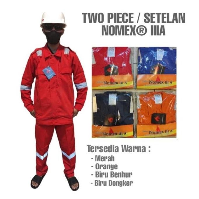 Setelan Nomex Iiia / Two Piece Nomex Iiia Original Safety Nomex Co