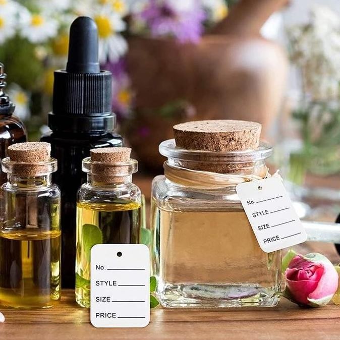 

Dikirim Dlm 24Jam [1000Pcs] Hang Tag Polos Putih Kraft Coklat Bahan Tebal / Price Tag / Hangtag Baju / Hangtag Label Import / Label Tag