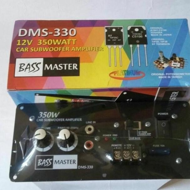 Power Kit bass Monoblock Bass Master DMS-330 350AWATT