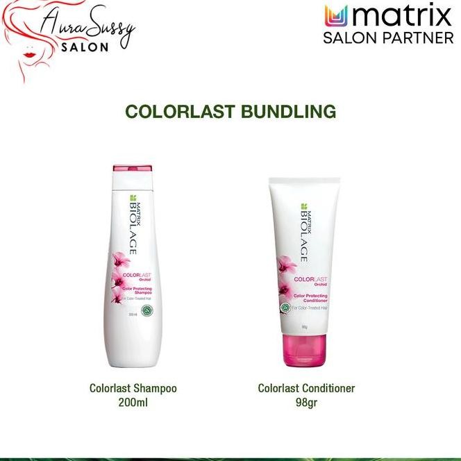 Terlaris Biolage Colorlast Hair Kit - Shampoo 200Ml + Conditioner 98Gr Ready