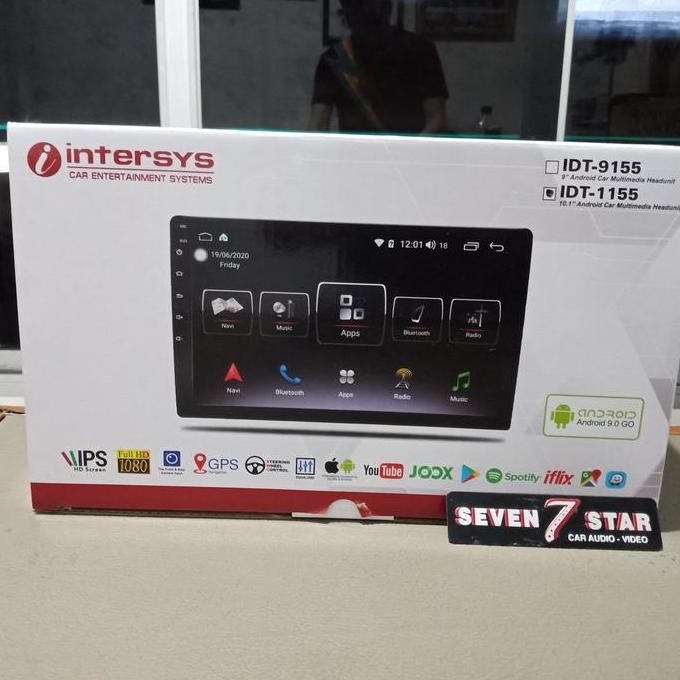 Head unit android intersys idt1155 - tv android 10 inch intersys 1155