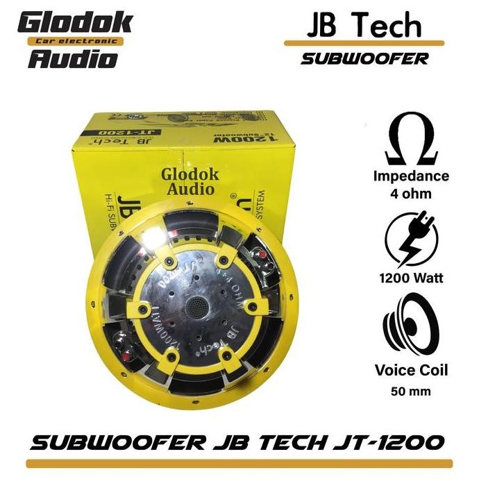 Subwoofer JBtech JT 1200 Hi Fi 12 " double Coil Stereo