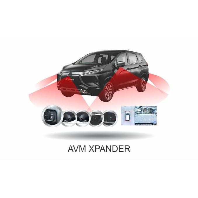 Mtech Around View Monitor Camera Xpander Kamera 360 Bird Eye