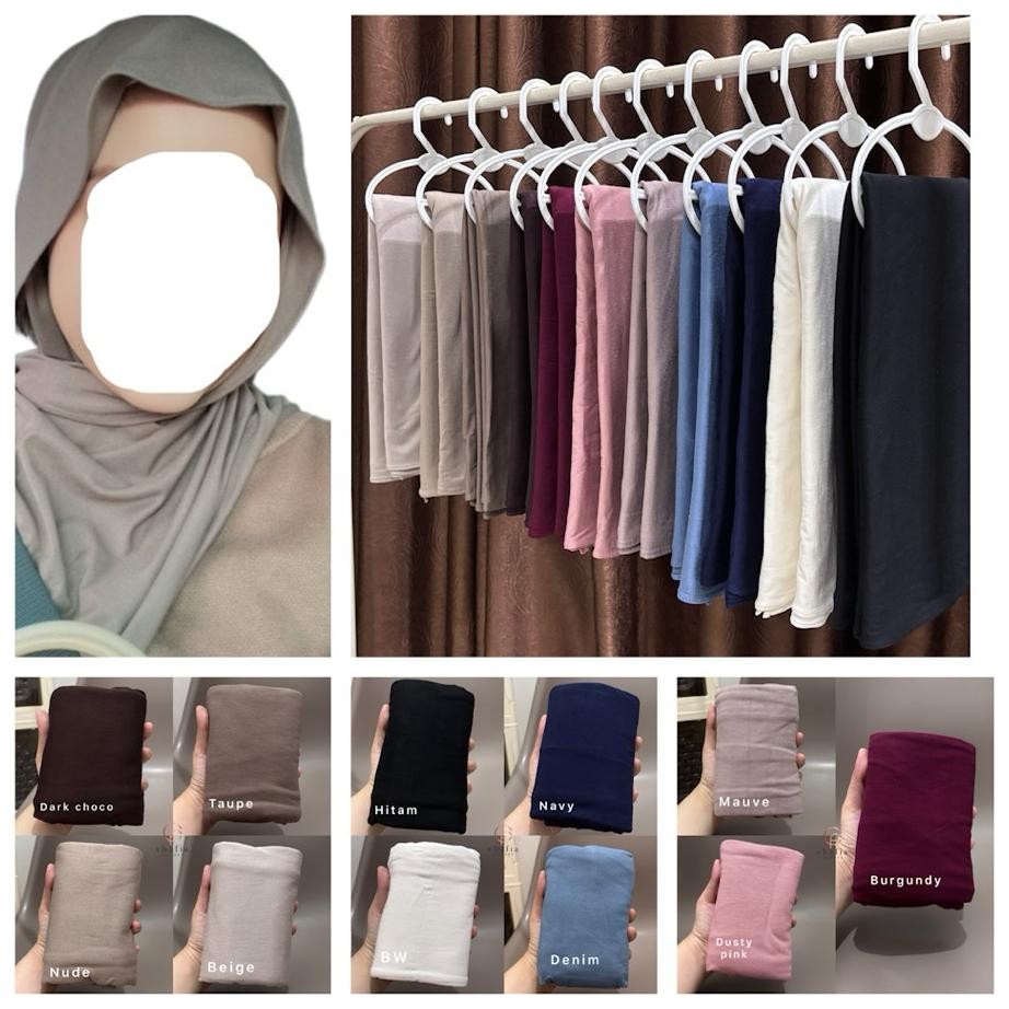 Pashmina Kaos Rayon Pashmina Kaos Bahan Rayon Pashmina Basic Bahan Rayon