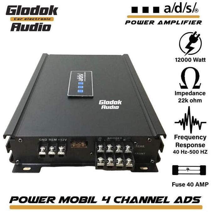 Power Amplifier Mobil 4 Chennel Mosfet  ADS