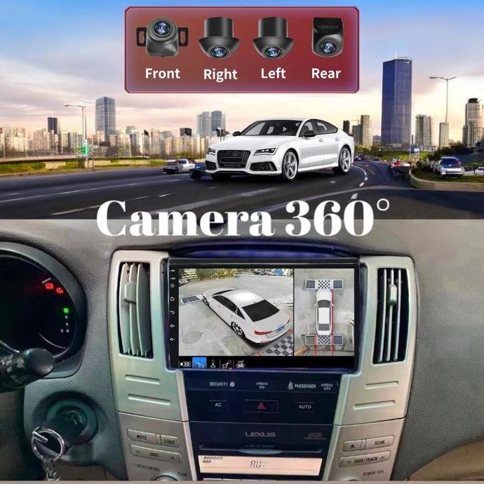 HU Android untuk TOYOTA HARRIER LEXUS RX300 RX330 RX350 Thn 2005+2011 Car Bluetooth Kabel Kamera