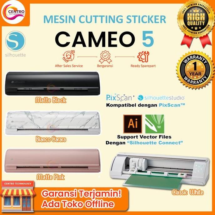 

Premium Mesin Cutting Sticker Auto Contour Cut Silhouette CAMEO 4 dan CAMEO 5 (Ukuran A3 Maksimal 30CM) Sudah Auto Countur Cut