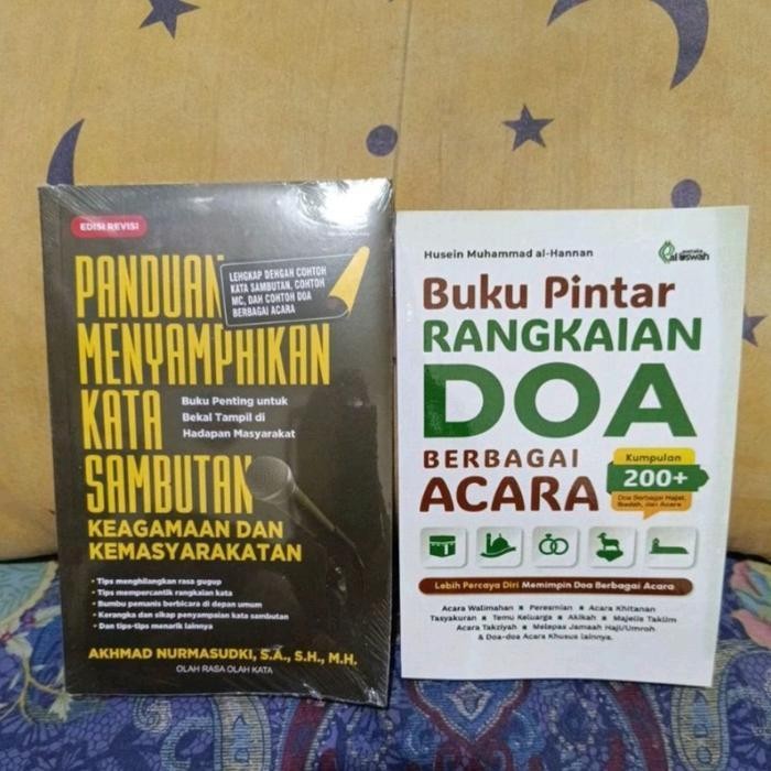 

IK Paket 2 Buku Pintar Rangkain Doa Berbagai Acara/Panduan Menyampaikan Kata Sambutan Keagamaan Dan Kemasyarakatan