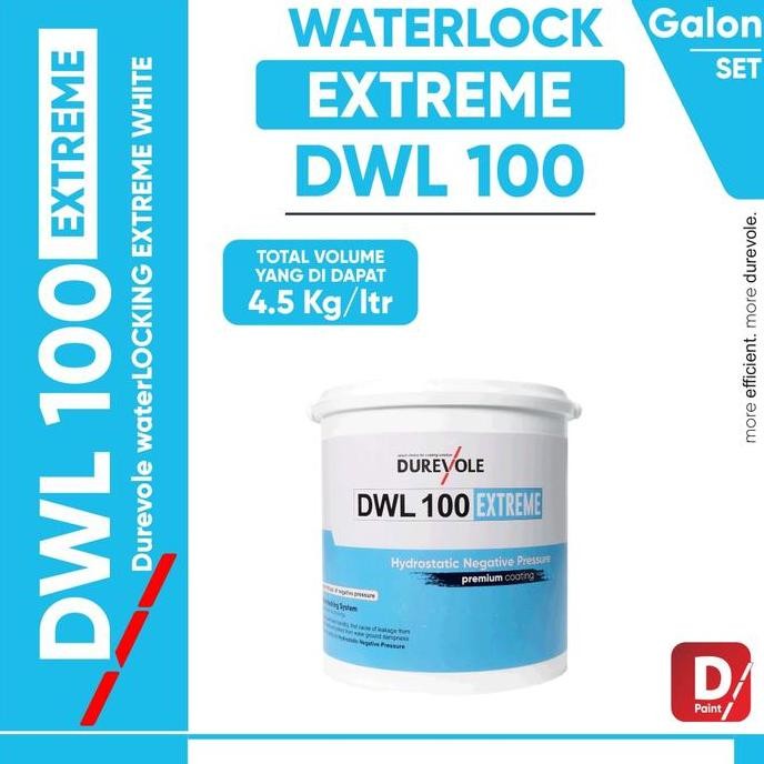 Dwl 100 Extreme - Durevole Waterlock (Galon 4,5 Kg) Co