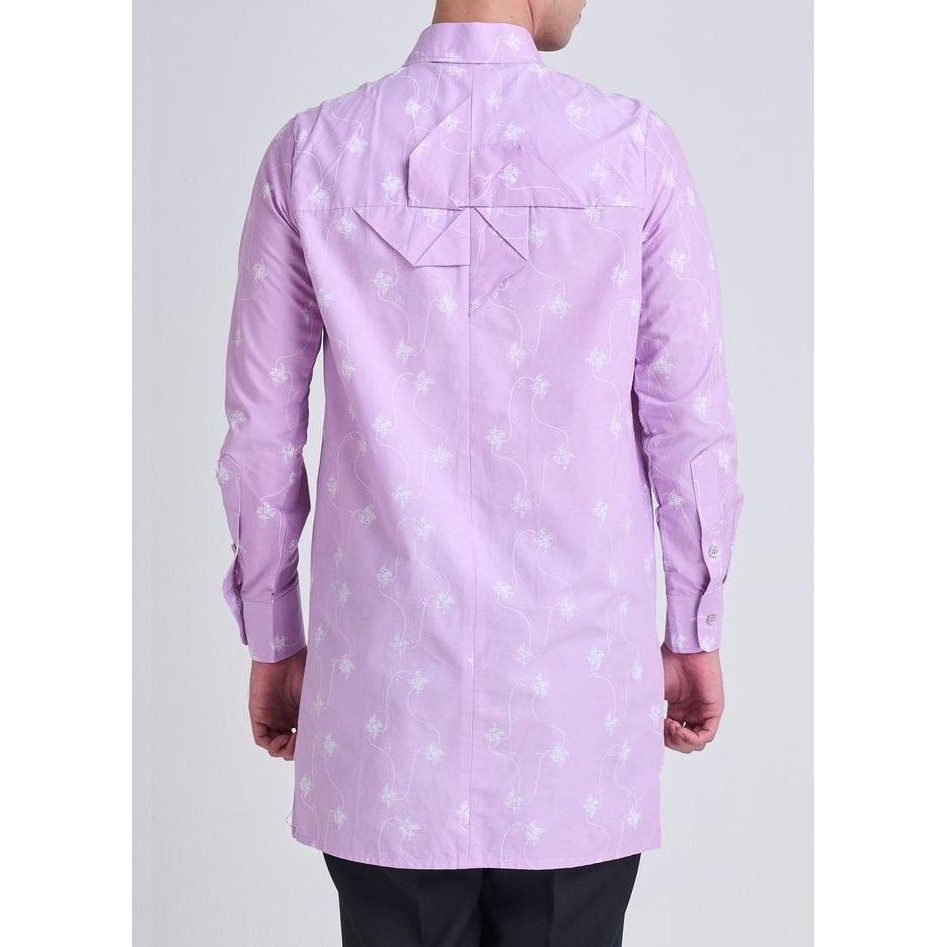 Lilac Gama Batik Shirt - OE x Wilsen Willim