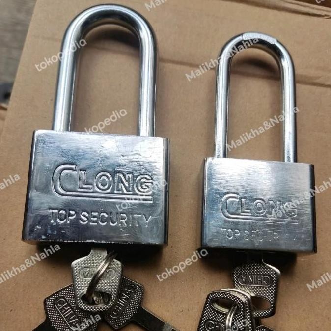 Gembok Pagar Besar Leher Panjang 60Mm Gembok Motor Gembok Rumah Gembok