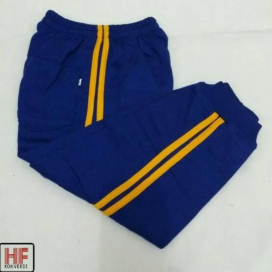 baju olahraga tk/Seragam OlahRaga Tk Panjang Kuning Biru polos Murah