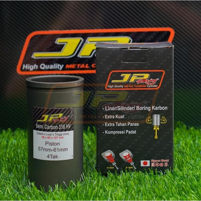 Jp Racing Liner Carbon Utk Piston 57-61 Mm Bahan Semi Carbon 318 Hv