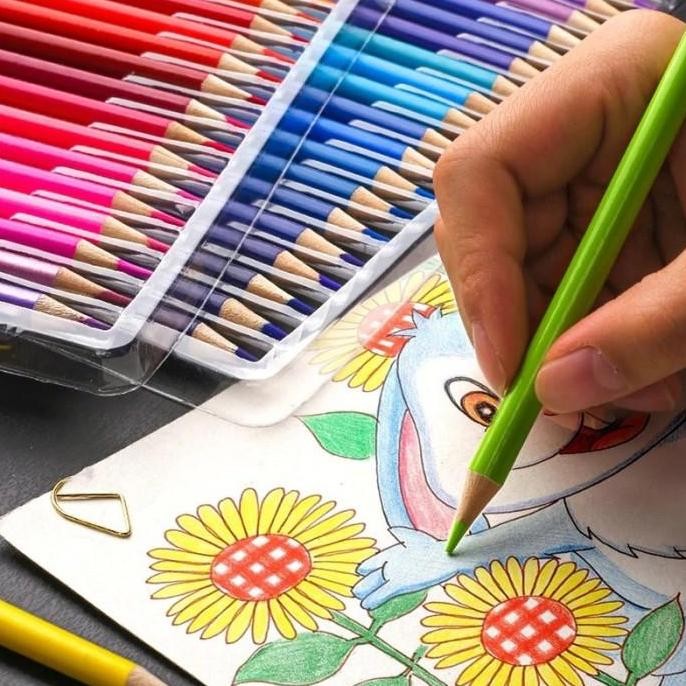 

Pensil Warna Brutfuner Painting Oil Pencil Artist Color Pencils Set 48