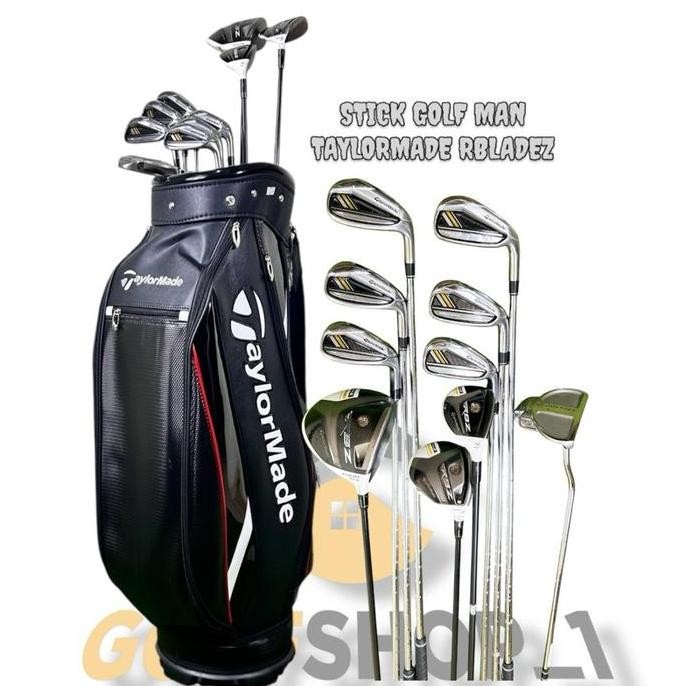 TAYLORMADE GOLF STICK GOLF MAN TAYLORMADE ORIGINAL FULLSET BAG GOLF - SET STICK GOLF MAN BEKAS ORIGI