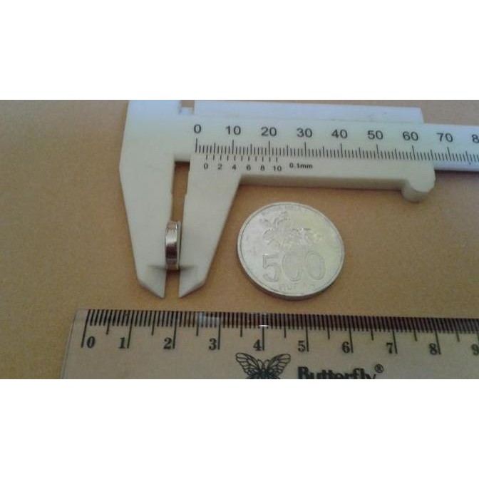 Magnet Neodymium N52 Koin/ Disk/ Bulat 12X3 Mm