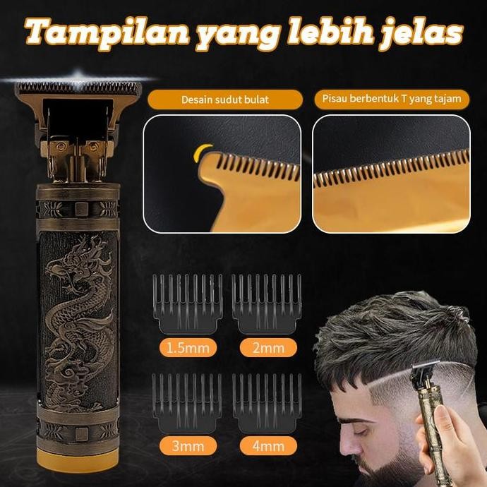 3 in1 Alat Cukur Rambut Elektrik Mesin Potong Rambut Hair Clipper Alat Potong Rambut Cliper Rambut C