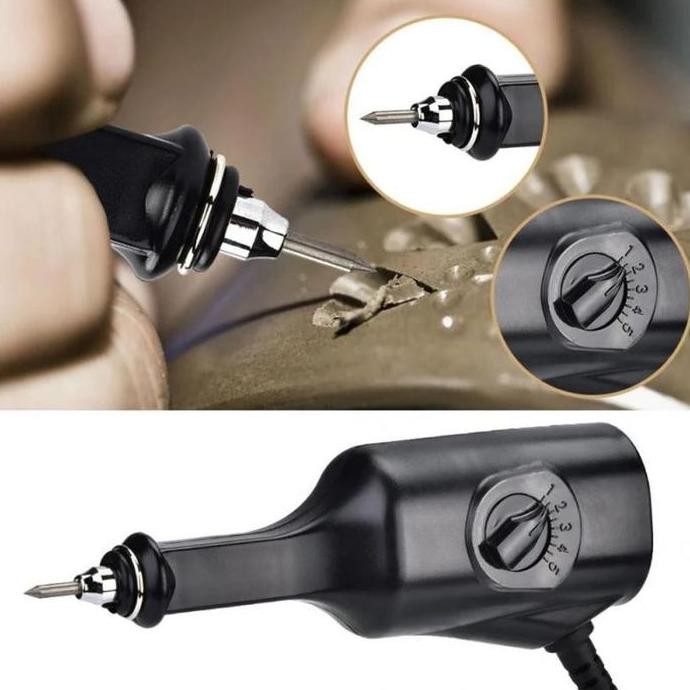 

5 Speed Engraver Pen Elektrik / Pen Plotter Machine / Pena Ukir Dapat Disesuaikan Co