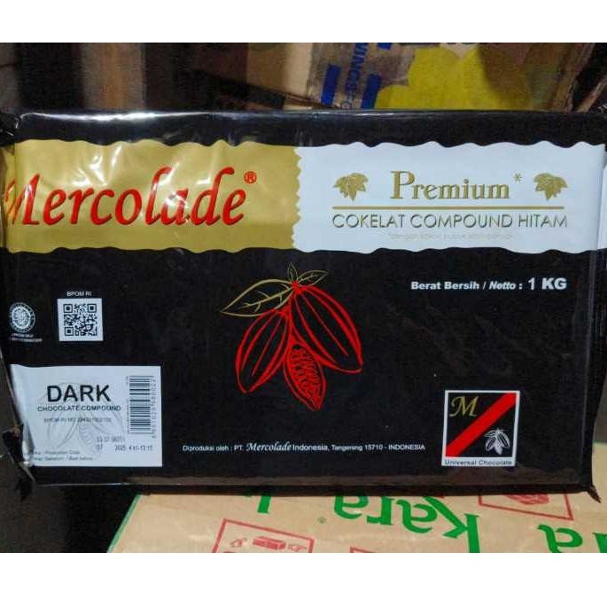 

Coklat Mercolade Dark Premium 1kg Expired Mei 2027