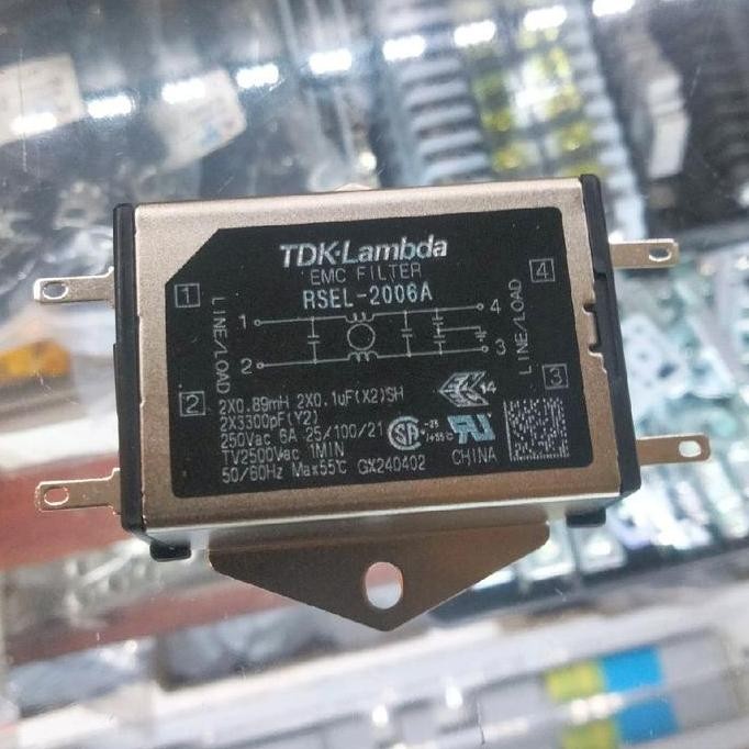 Noise Filter Tdk Lambda Rsel-2006A Co