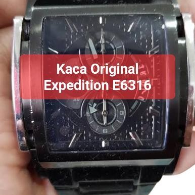 (Promo) Kaca Jam Tangan Expedition Original E6312 E6313 E6316 E6317 E6320 Bestseller