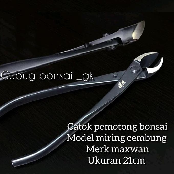 Tang Catok Bonsai Model Miring Cembung Maxwan Mstwa 21Cm Co