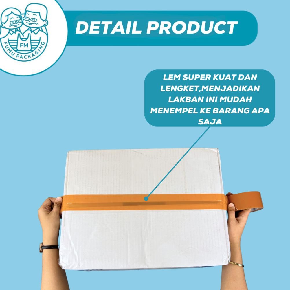 

Diskon Lakban Bening Clear 100Yard / Coklat Tan Solatip Premium/Lakban Termurah/Lakban Kuat Promo
